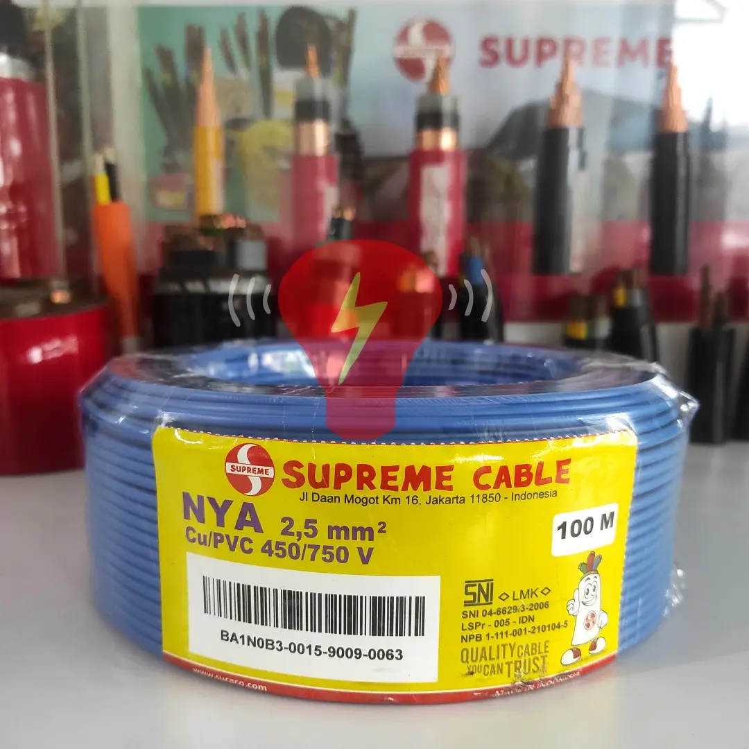 nya 2,5mm biru supreme