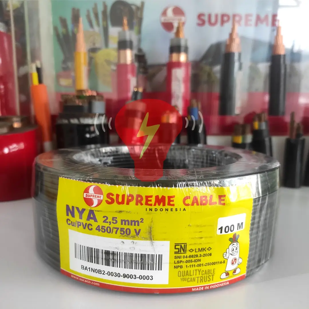 nya 2,5mm hitam supreme