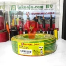 kabel nya 10mm kuning strip hijau supreme