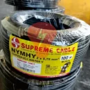 kabel nymhy 2x0.75mm black supreme kabel serabut hitam