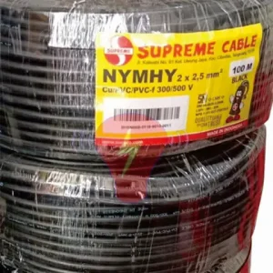 kabel nymhy 2x2.5mm black supreme kabel serabut