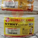 kabel nymhy 3x0.75mm white supreme kabel serabut