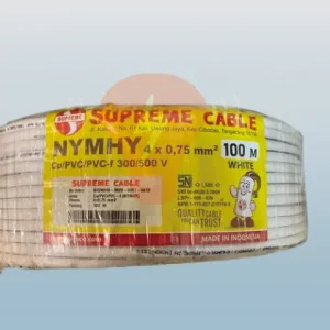 kabel nymhy 4x0.75mm white supreme kabel serabut putih