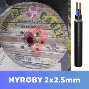 kabel nyrgby 2x2.5mm supreme