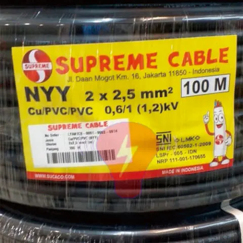 kabel nyy 2x2.5mm supreme