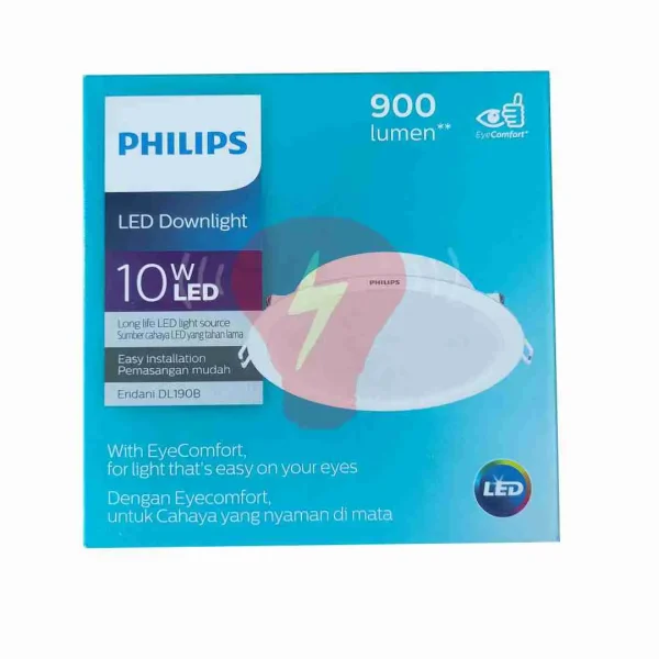 lampu philips downlight eridani 10w dl190b
