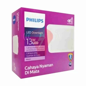 lampu downlight 13W kotak square philips