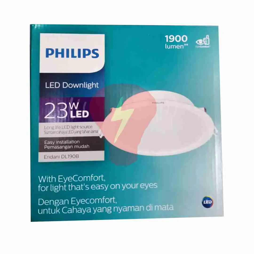 lampu philips downlight eridani 23w dl190b
