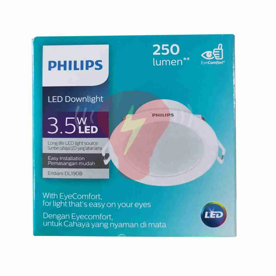 lampu philips downlight eridani 3.5w dl190b