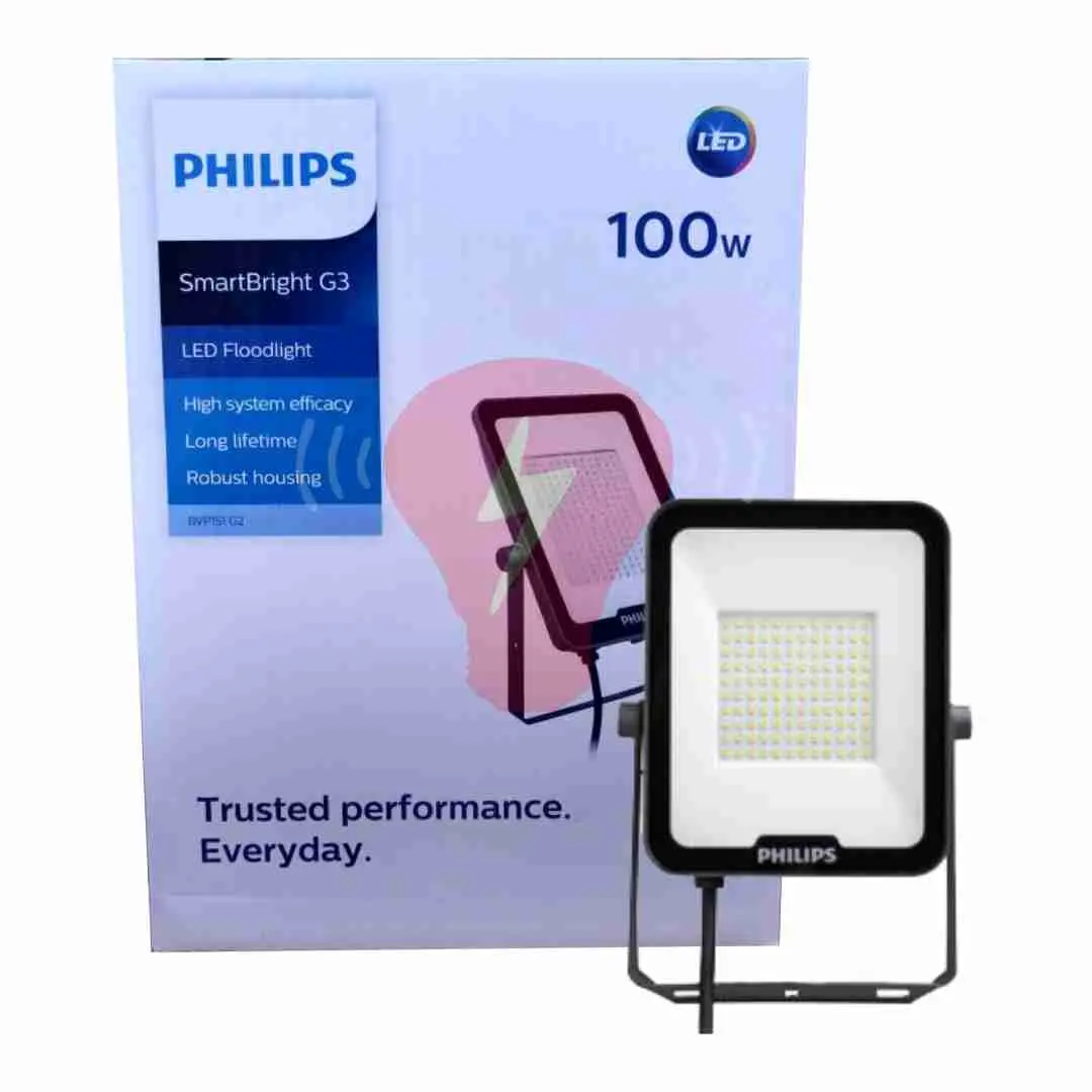 Lampu Sorot Philips BVP151 100W | LED Floodlight