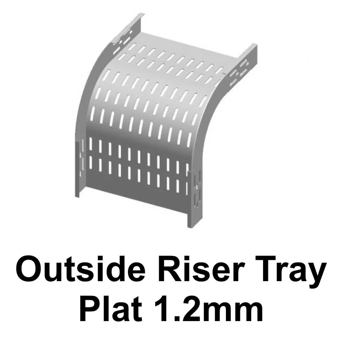 Outside Riser Tray Plat 1.2mm | Electro & Hotdip Galvanized