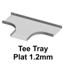 Tee Tray Plat 1.2mm | Electro & Hotdip Galvanized