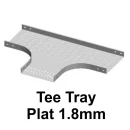 Tee Tray Plat 1.8mm | Electro & Hotdip Galvanized