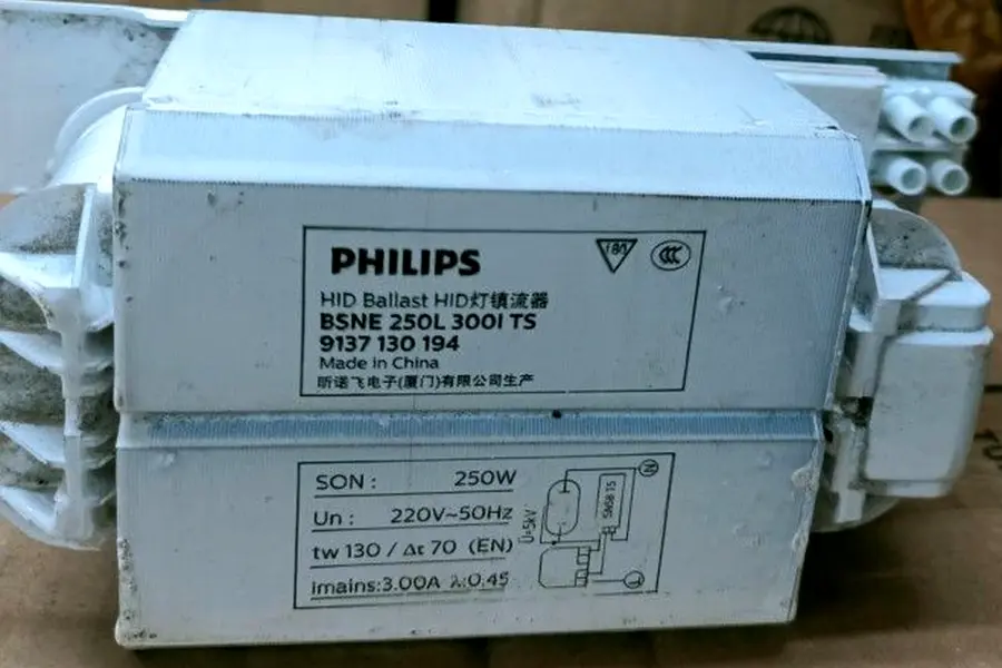 Philips ballast bsne 250l 300 its