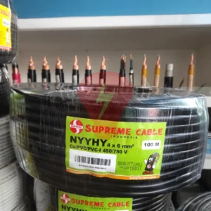 kabel nyyhy 4x6mm supreme 450x/750V